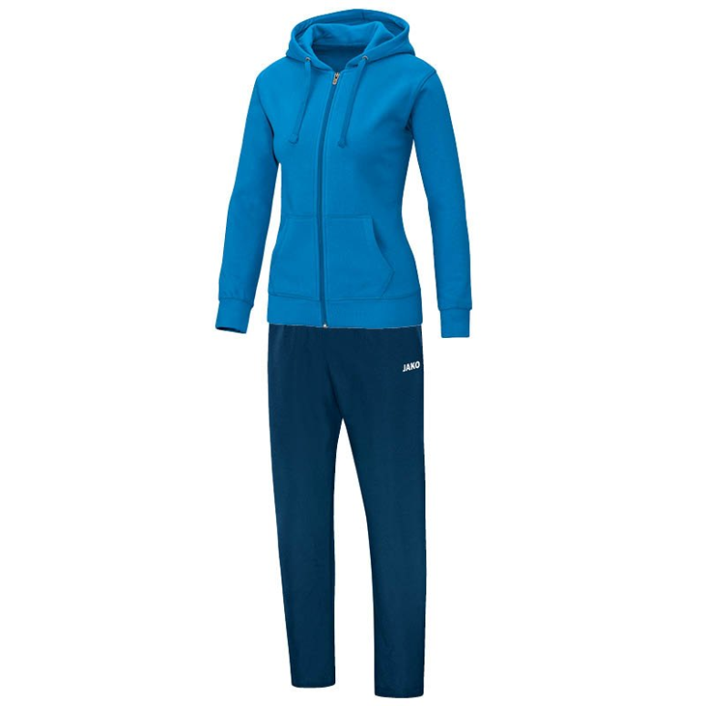 JAKO M9733W-89 Hooded Jogging Leisure Tracksuit Team Blue