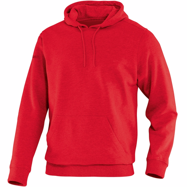 JAKO 6733M-01 Sweater à Capuchon Team Rouge