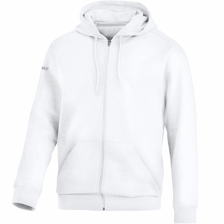 JAKO 6833M-00 Hooded Jacket Team White