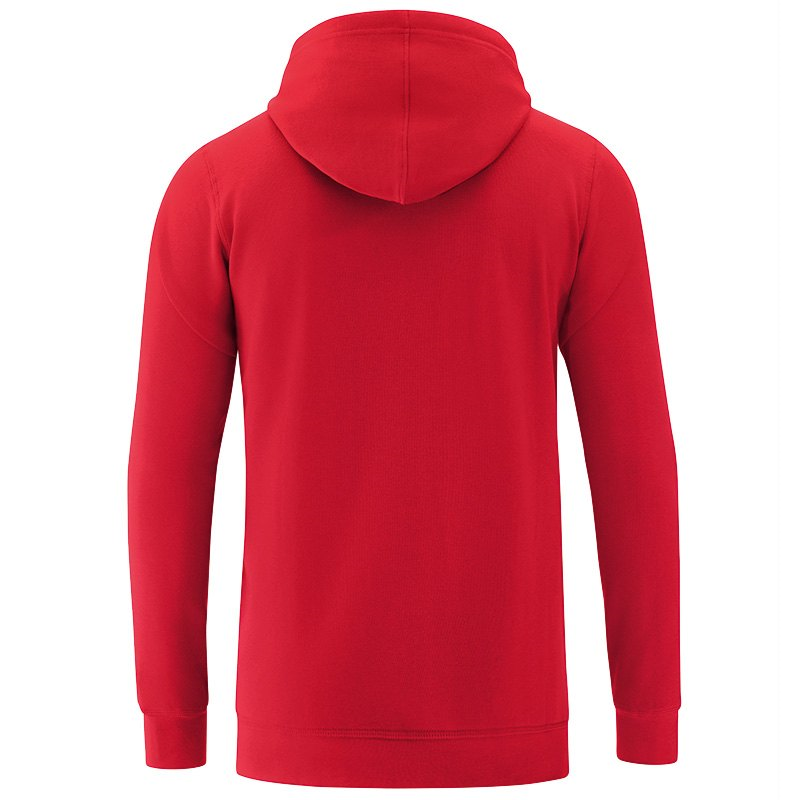 JAKO 6833M-01-1 Hooded Jacket Team Red Back