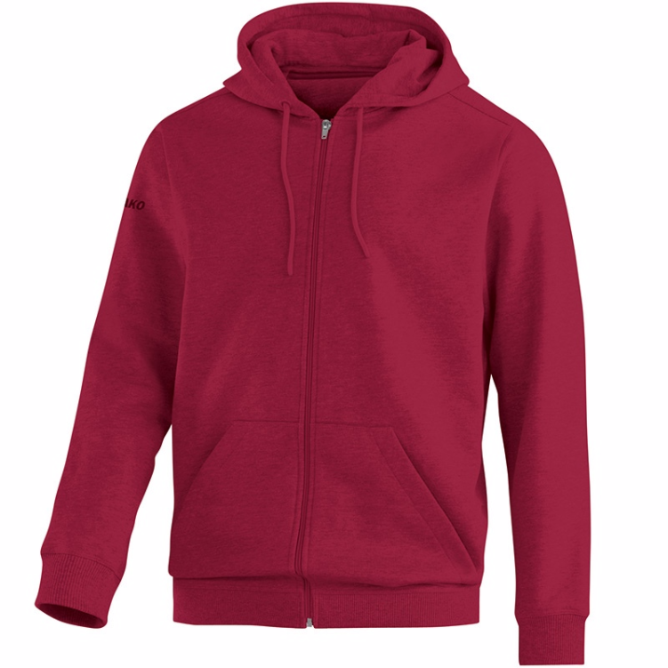 JAKO 6833M-14 Hooded Jacket Team Burgundy