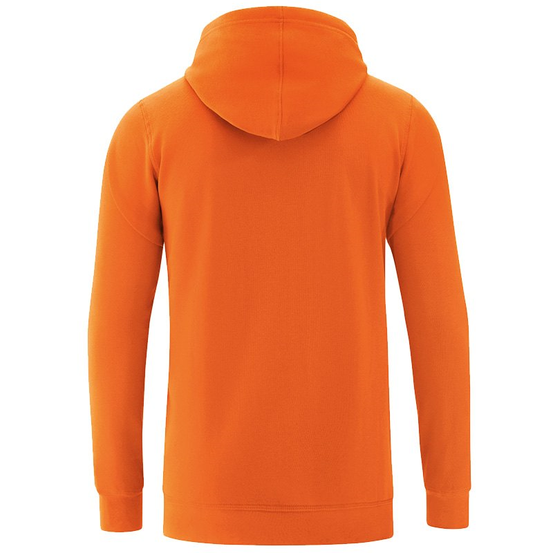 JAKO 6833W-19-1 Veste à Capuchon Team Orange Fluo Arrière