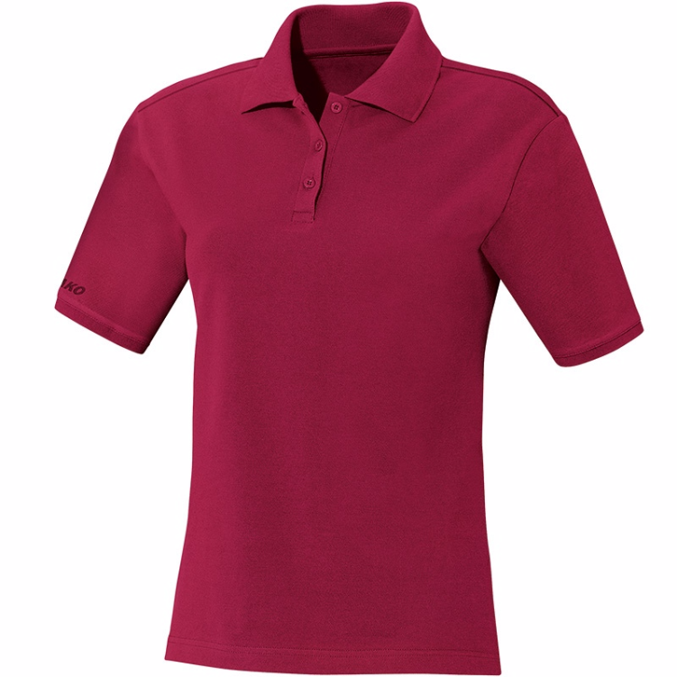 JAKO 6333W-14 Polo Team Rouge Bordeaux