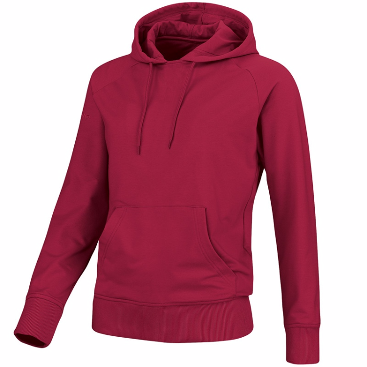 JAKO 6733W-14 Sweater à Capuchon Team Rouge Bordeaux