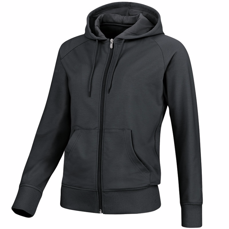 JAKO 6833W-21 Hooded Jacket Team Anthracite