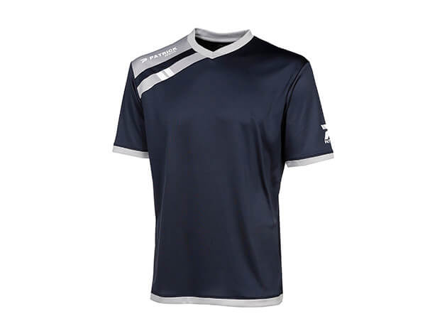 PATRICK FORCE101-NGY Maillot de Football CM Bleu Marin/Gris