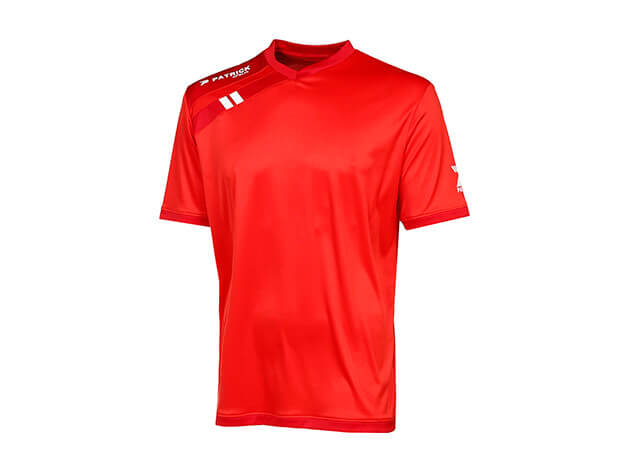 PATRICK FORCE101-RDR Maillot de Football CM Rouge/Rouge Foncé