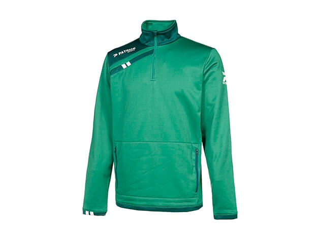 PATRICK FORCE115-GDG Pull 1/4 Zip Vert/Vert Foncé