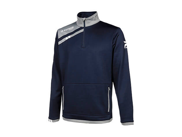 PATRICK FORCE115-NGY Pull 1/4 Zip Bleu Marin/Gris