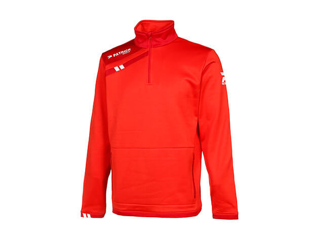 PATRICK FORCE115-RDR Pull 1/4 Zip Rouge/Rouge Foncé