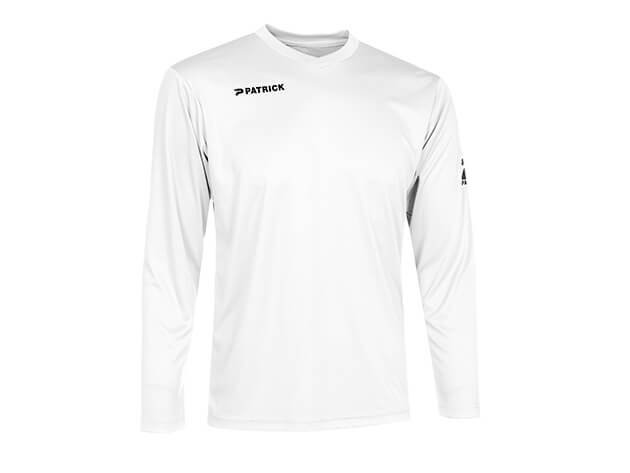 PATRICK PAT105-WHT Maillot de Football Longues Manches Blanc