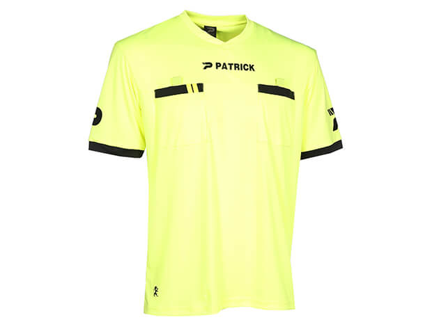 PATRICK REF101-NYL Soccer Referee Jersey SS Neon Yellow