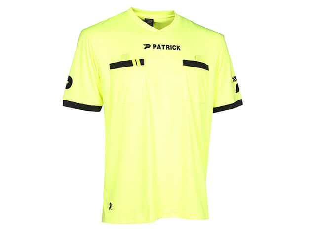 PATRICK REF101-NYL Maillot d'Arbitre de Football CM Jaune Néon