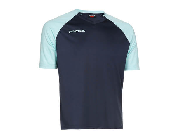 PATRICK TALENT101-NTU Match Shirt Short Sleeves Navy/Turkish Blue