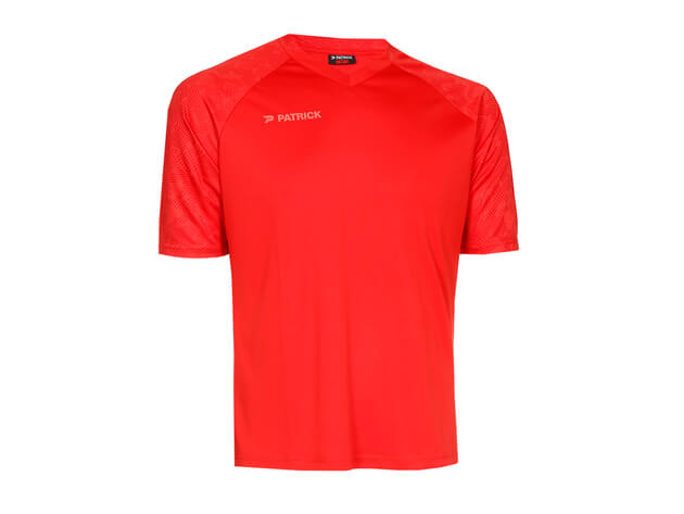 PATRICK TALENT101-RED Maillot de Match Courtes Manches Rouge